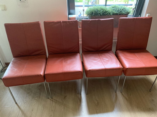 4x Montis Face eetkamerstoelen