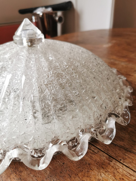 Image 1 of Barovier & Toso Vintage Italiaanse plafondlamp