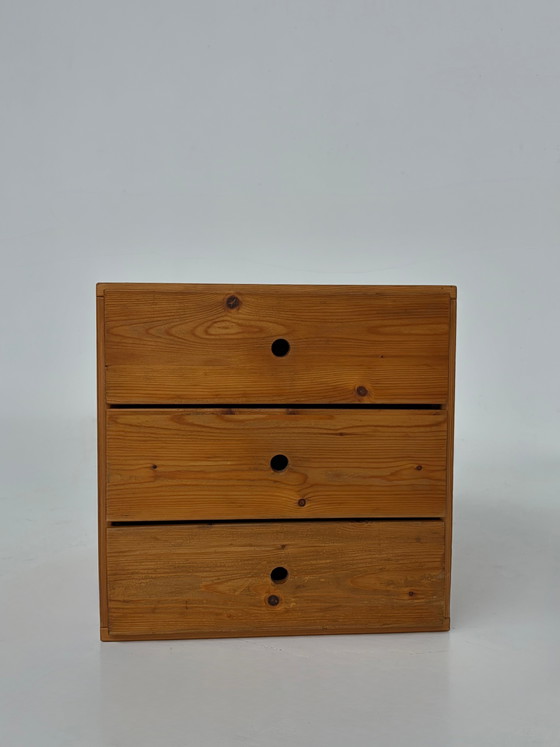Vintage grenen ladekast van Ate van Apeldoorn – Woodwork Hattem – Ladekasten, Dutch Design Style (photo 8 of 9)