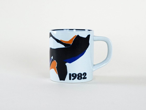 Image 1 of Tazza in porcellana, design danese, 1982, designer: Mogens Andersen, produzione: Royal Copenhagen