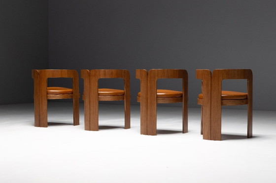 Image 1 of Esszimmerstühle von Marzio Cecchi, Italien, 1970er Jahre