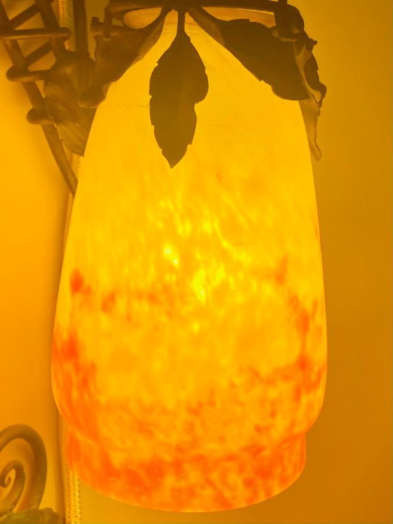 Image 1 of Coppia di lampade da parete Muller Frères