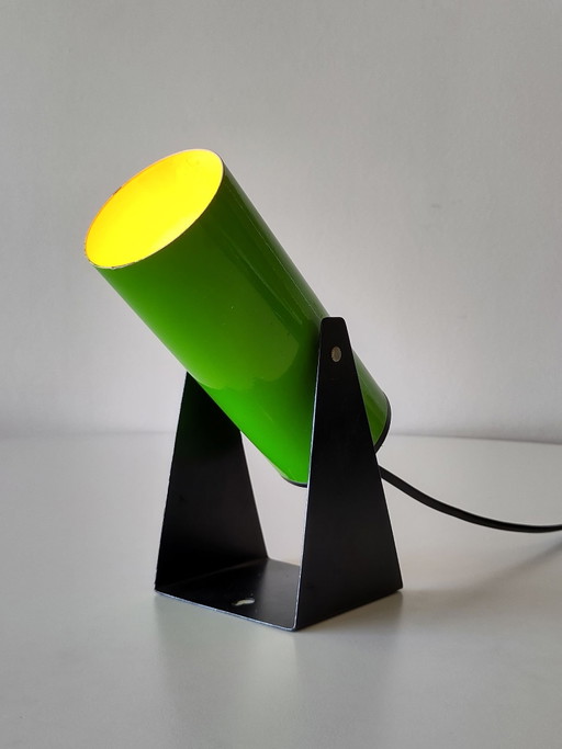 Space Age green lamp