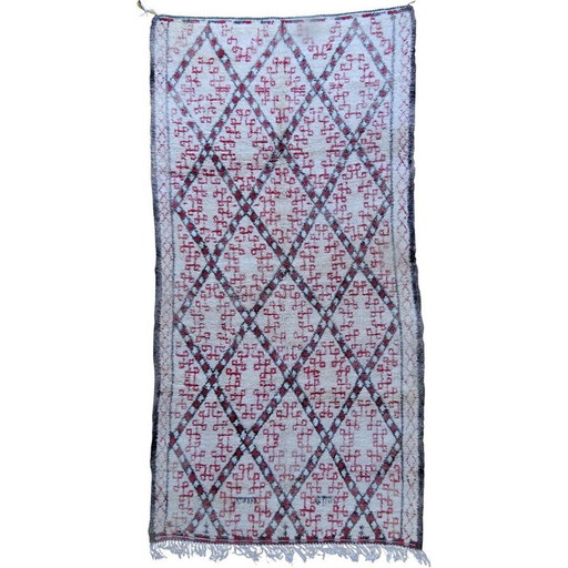 Alfombra bereber vintage Beni Ouarain