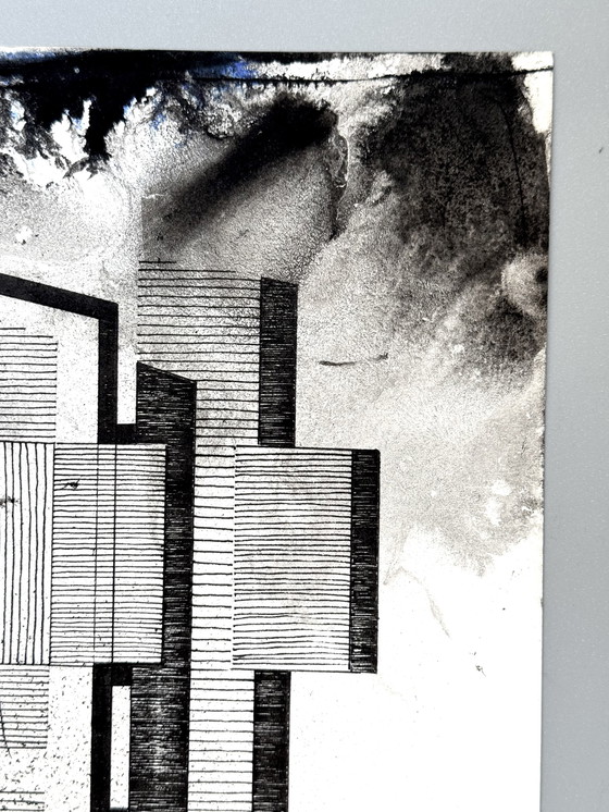 Image 1 of Eugène Eechaut (1928-2019) - Ink Composition 1982