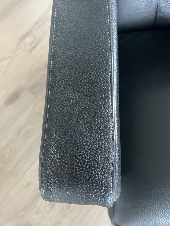 Image 1 of Leolux Dolcinea Black Senso Leather Design Armchair