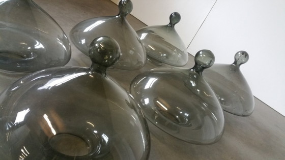 Image 1 of 2x RAAK high chaparral vintage lamp 60's mushroom(+reserveglas!)