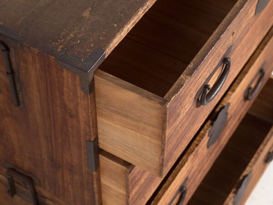 Antique Japanese Tansu - Meiji Period / Taishō (c. ) #57 – Chest of drawers (photo 11 of 40)