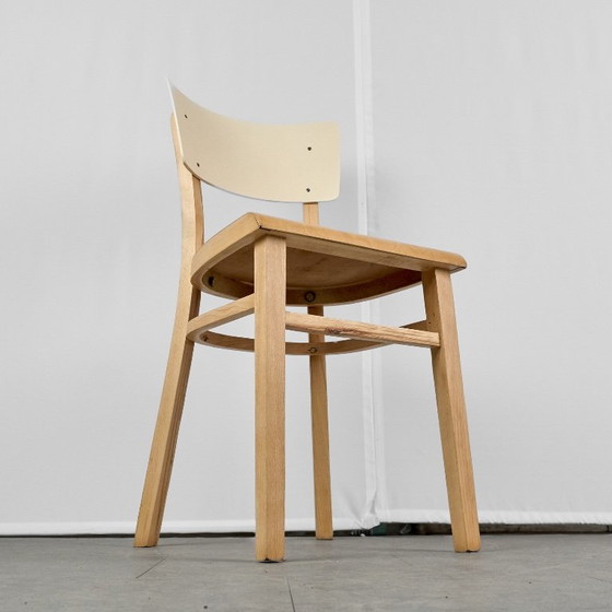 Set of 4 Dining Chairs, by TON, 1960s, Czechoslovakia – Wood (photo 12 of 16)
