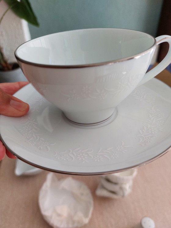 Image 1 of Four ZYLSTRA Japanese vintage cup and saucer