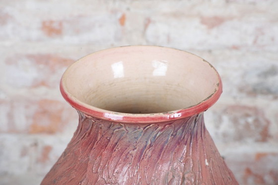 Original Mid-Century Vase, Ceramic, Well-Preserved Condition, Czech, 1940s (photo 4 of 9)