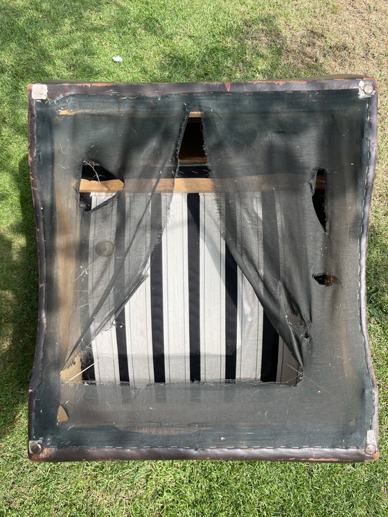 Image 1 of Modulaire fauteuil/element jaren ‘70 bruin leer 