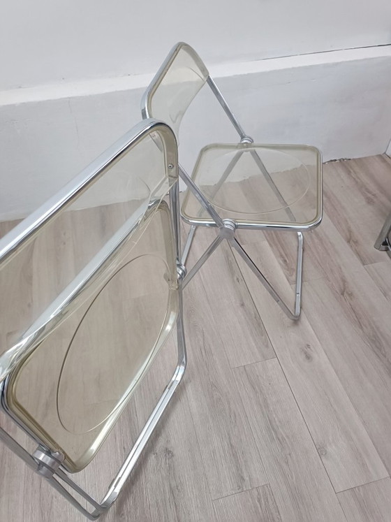Image 1 of Plia stoelen van Giancarlo Piretti voor Anonima Castelli 1967 Originele Ed