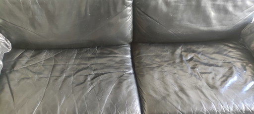 3-Person Leather Durlet Seat