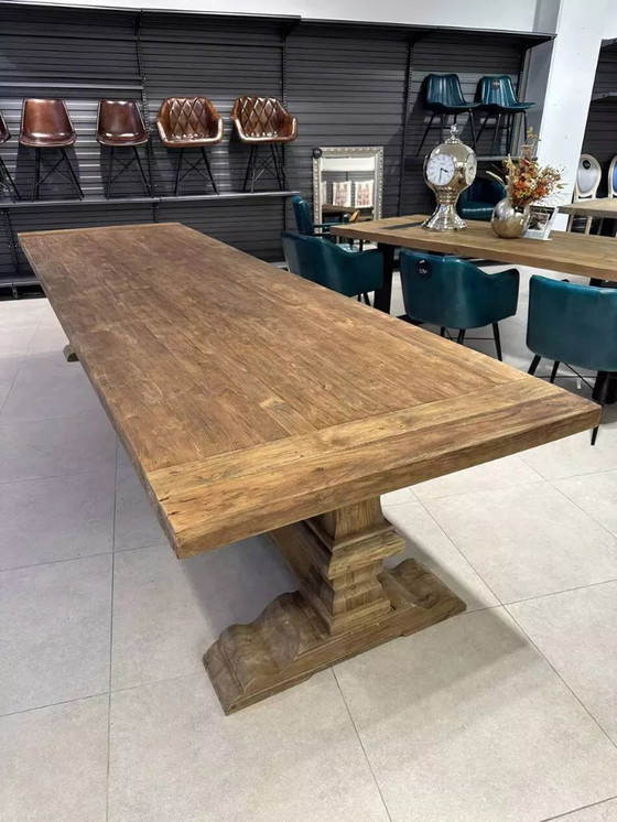 Grande tavolo da monastero in legno massello antico – Spirito (260 x 100 cm) – Follos Desin, Tavoli da pranzo (photo 6 of 9)