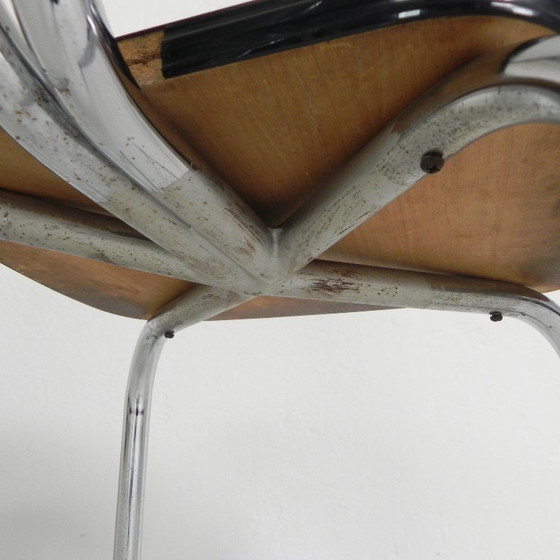 Image 1 of Set van 4 formica eettafel stoelen, jaren 60