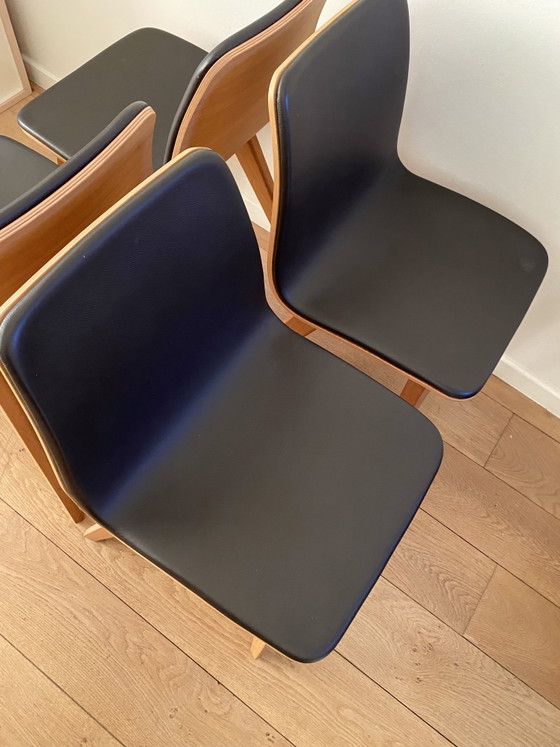 4x Morph chairs by Zeitraum made of solid wood and with leather upholstery – Dining chairs (photo 13 of 15)