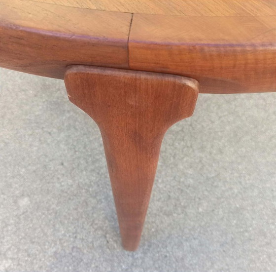 Table à manger 4 à 8 personnes + 4 chaises de Niels Vodder Années 60 – Salles à manger complètes, Wood, Skai (photo 12 of 29)
