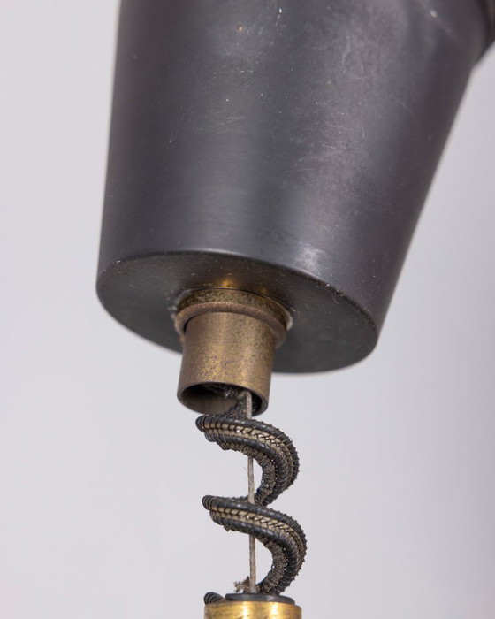 Image 1 of LAMPADA A SOSPENSIONE VINTAGE ANNI '70 IN VETRO BIANCO, DESIGN ITALIANO