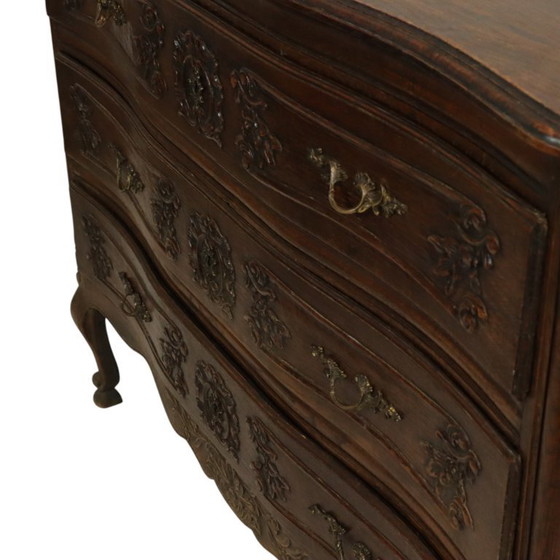 Image 1 of Cassettiera antica in rovere massello