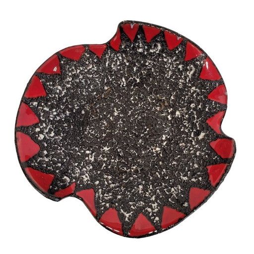 Volcanic centerpiece, Vallauris ceramics, Marius Musarra, Mabyjo's, 60's - France