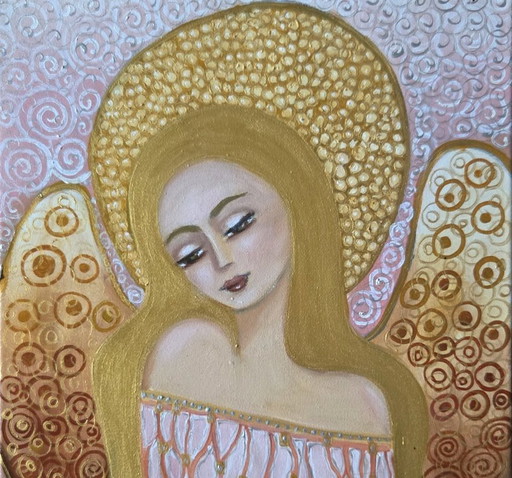 Beata Puskarczyk "Angel" – schilderijen tekeningen, Canvas (photo 2 of 5)