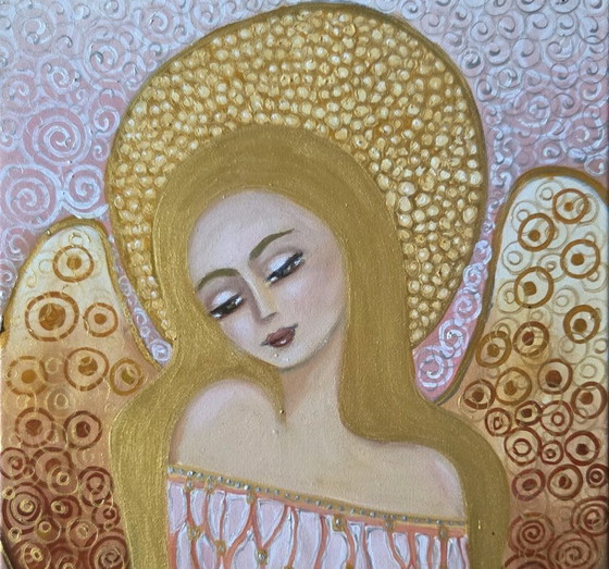 Beata Puskarczyk "Angel" – Paintings & Drawings, Canvas (photo 2 of 5)