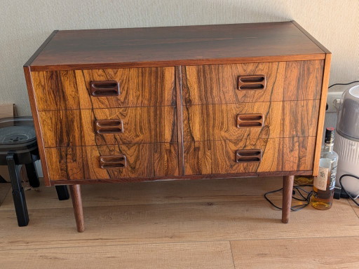 Vintage palissander hout dressoir jaren 60/70