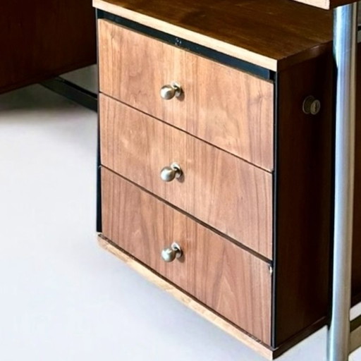 Bureau Jules Wabbes vintage XXL – Le Mobilier Universel, Belgio anni '60