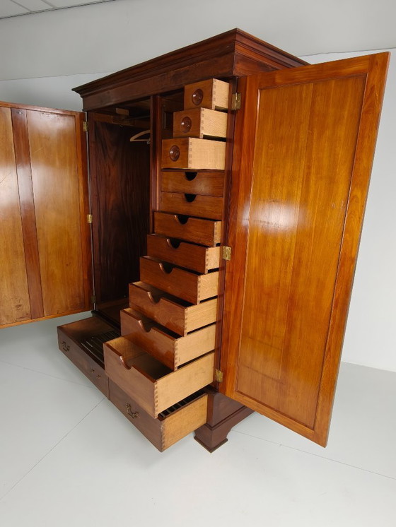 Image 1 of Armadio in mogano di alta qualità della fine del XIX secolo di H. Pander & Zonen