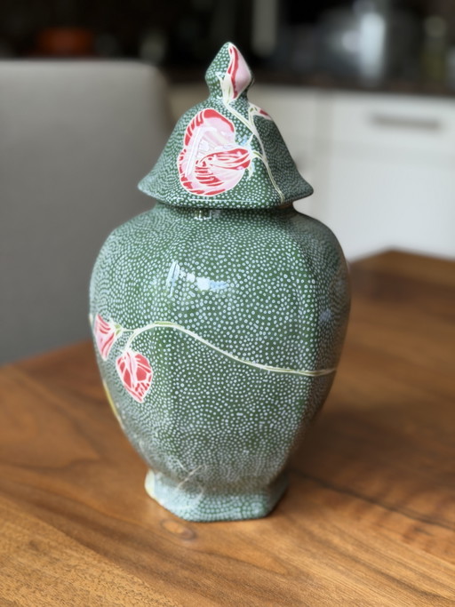 Ceramic lidded vase – vazen (photo 2 of 5)