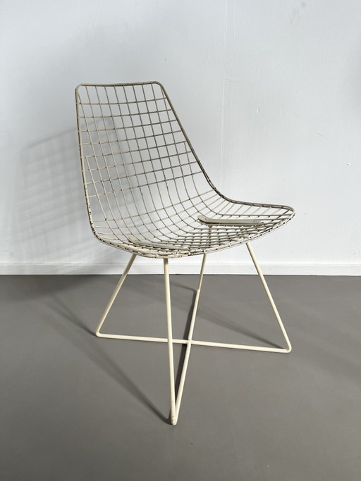Chaise Eames vintage des années 60, design filaire ? Prototype ? – fauteuils, Metal