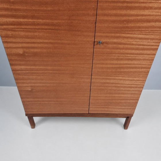 Image 1 of Vintage kledingkast in beukenhout, jaren 70