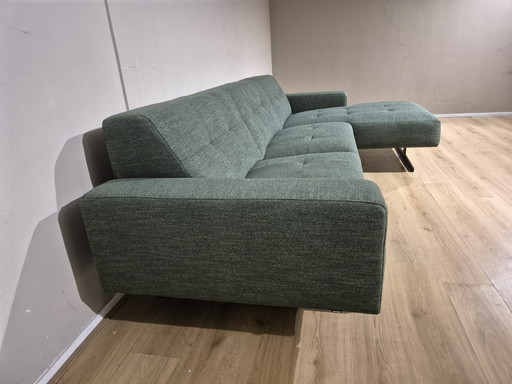 Montel Traffic – Ecksofa – NEU – Grün – Stoff – Design