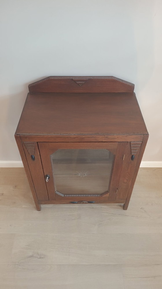 Image 1 of Vetrina da tè Art Déco della scuola di Amsterdam