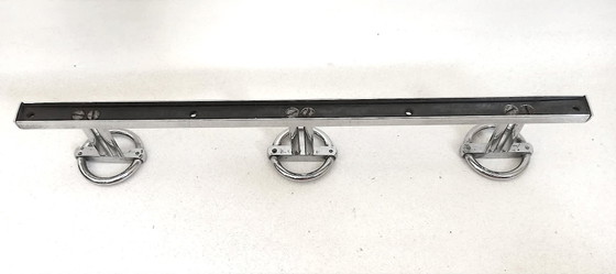 Image 1 of Triple Art Deco coat hooks by Jean Royère, 45 cm wide