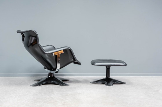 Image 1 of Karuselli loungestoel + voetenbank