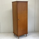 Vintage j`60 1 deurs kledingkast kidsroom hang/leg