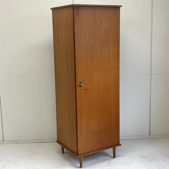 Image 1 of Vintage 1960s 1-door wardrobe kids' room hanging/shelving