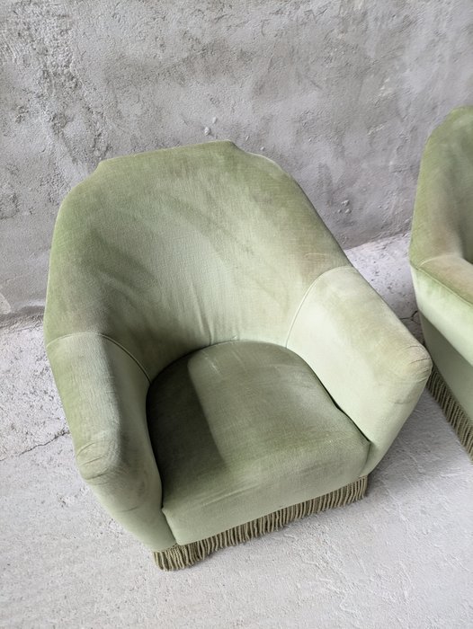 Image 1 of Armchair (2) - Italian Manifacture - 1950-1975