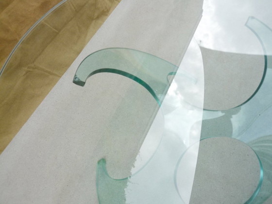 Tavolino da caffè con elica in vetro – Ronald Schmitt, Tavolini da caffè, Glass (photo 7 of 7)
