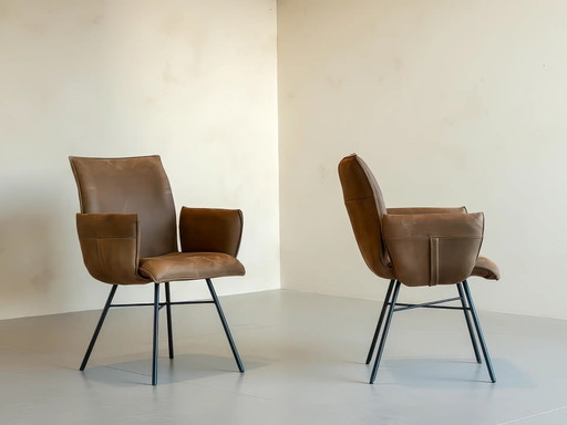 Paluzzo (2er-Set) – RT Design, eetkamerstoelen, Leather