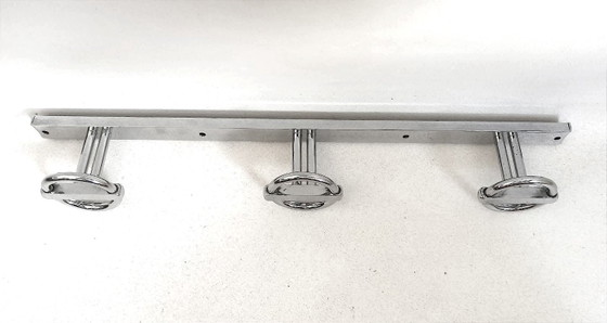 Image 1 of Triple Art Deco coat hooks by Jean Royère, 45 cm wide