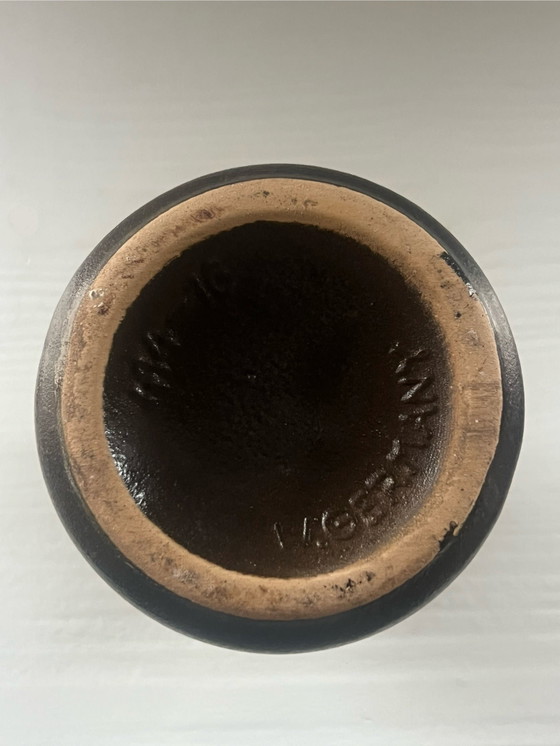 Vintage Scheurich Fat Lava vaas – Model 414-16, West-Duitsland – Vazen, Ceramic, Mid Century Modern (photo 5 of 5)