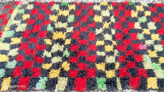 Image 1 of Alfombra de lana bereber anudada a mano 159x100cm