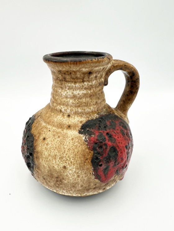 Image 1 of Bay West Germany Vase Fat Lava