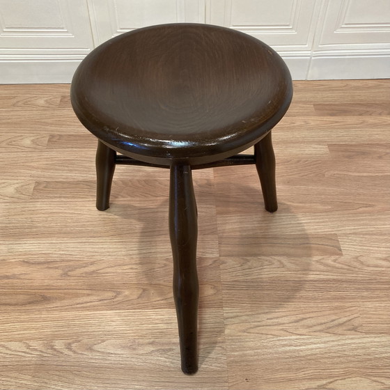 Image 1 of Duo of Tripod Period Stools
