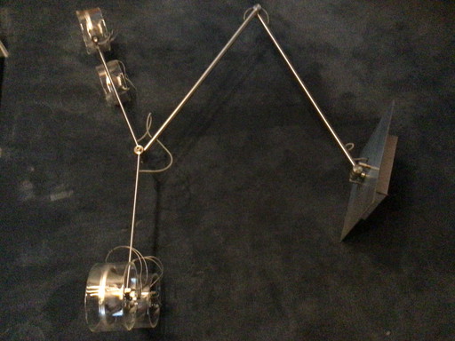 Lampada a sospensione orientabile e dimmerabile con 4 punti luce