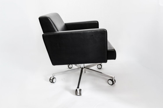 Poltrona Frau Set Van 2 Fauteuils/Bureaustoelen/Chairs – Draaistoelen, Leather (photo 3 of 12)