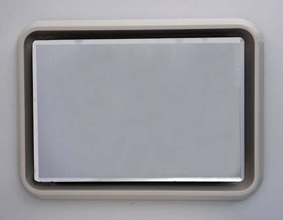 Image 1 of Mid-Century Modern Italian Neon Backlit Mirror, 1970s